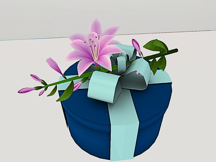 [Art Emporium] Gift Box Shop [boxed)- Round Floral B
