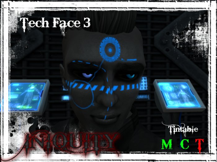 +Iniquity+ [Tech Face 3] Tattoo (BOXED)