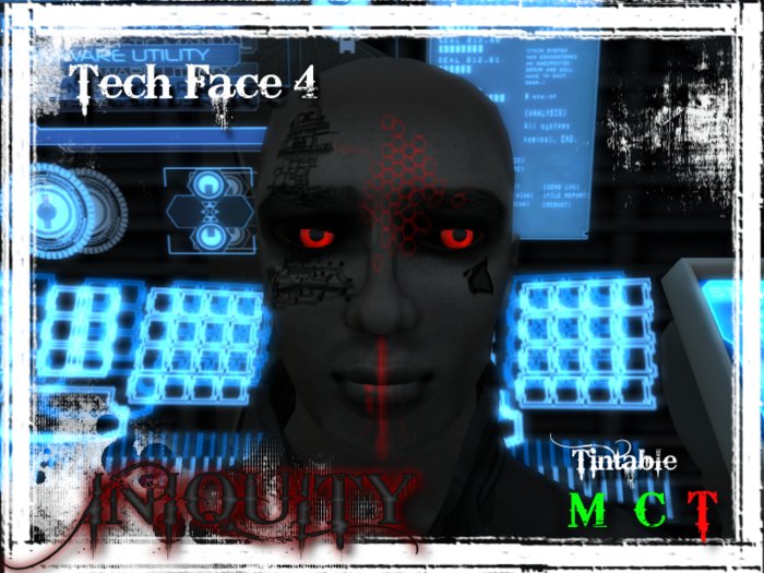 +Iniquity+ [Tech Face 4] Tattoo (BOXED)