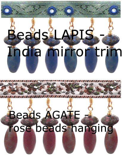Beadhangings  Agate and Lapis - texture pack