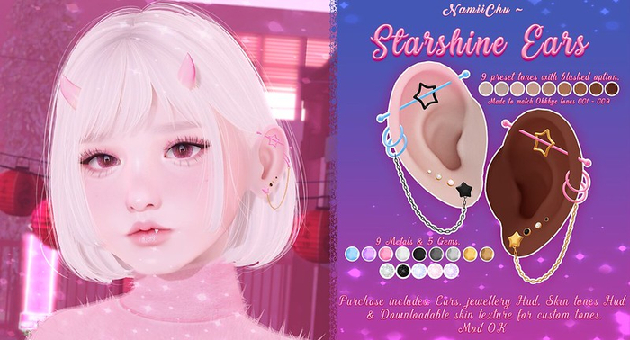 NamiiChu ~ Starshine Ears - Fatpack