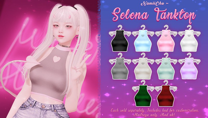 NamiiChu ~ Selena Tank - FATPACK