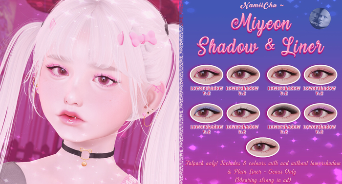 NamiiChu ~ Miyeon Shadows & Liner (Genus) - Fatpack