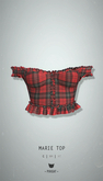 -Pixicat- Marie Top (TartanRed)