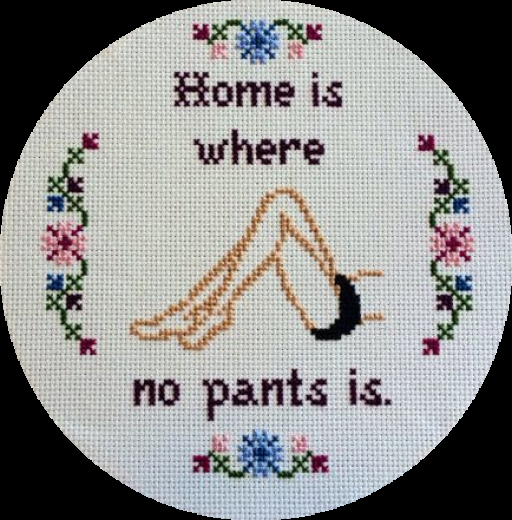 No Pants Needlework Texture