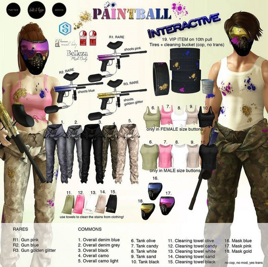 7. S&P Paintball Tank Lara candy (rez to unpack)
