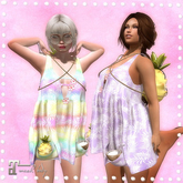 * Aloha * Orange Dress