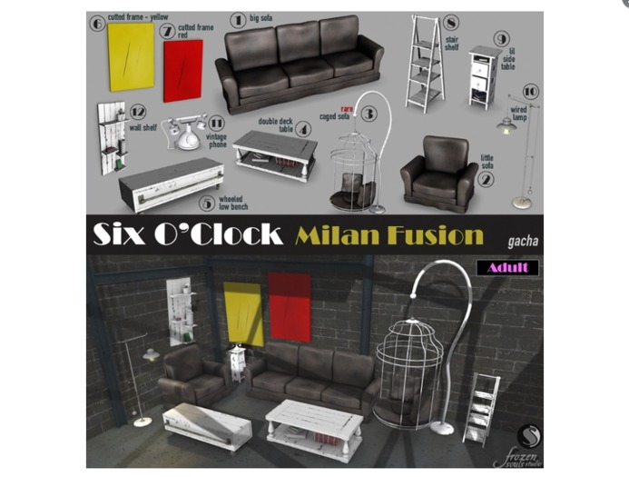 !six o'clock! [MILAN FUSION-2] Little Sofa - ADULT* 1
