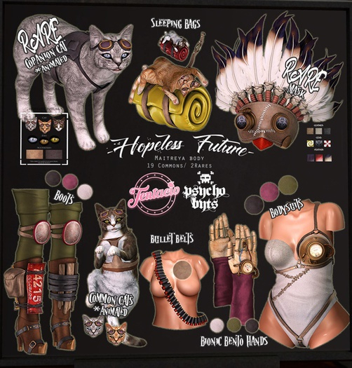 Tentacio & .{PSYCHO:Byts}. Hopeless Future - Mask RARE