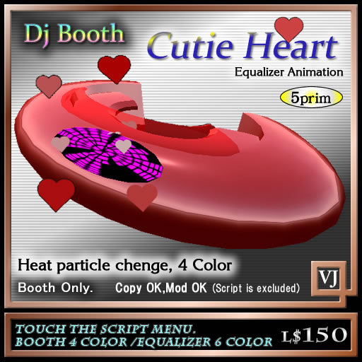 DJ Booth Cutie Heart