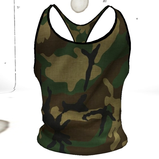 WL -Camo Tank Top Aesthetic