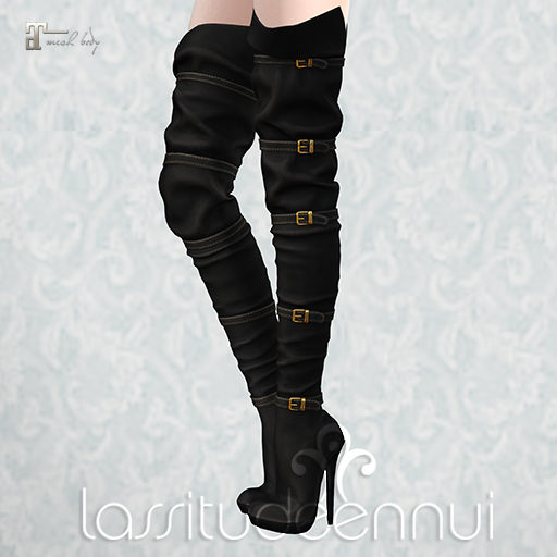lassitude & ennui Reverie boots - black
