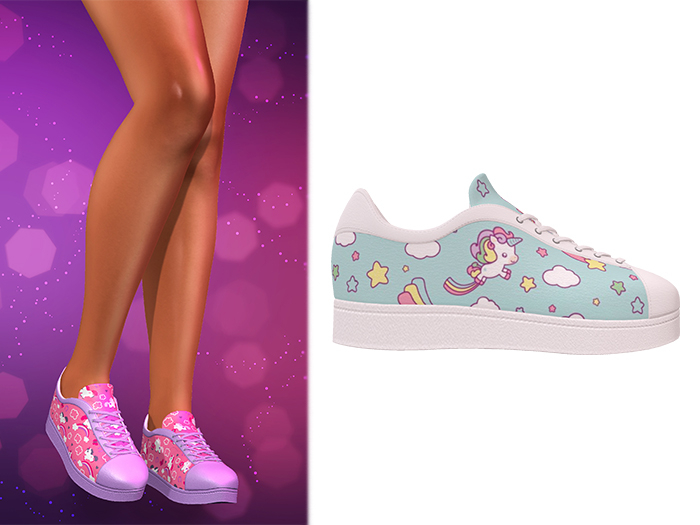 !PCP :: Becky Sneakers [Unicorn Dream]