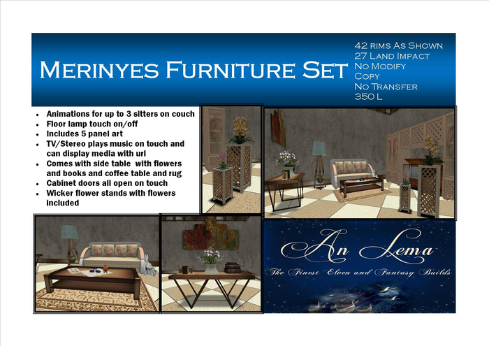 Merinyes Furniture Set