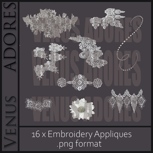 VA - Embroidery Appliques