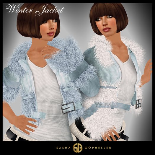 -SG- Winter Jacket Blue Bl&W