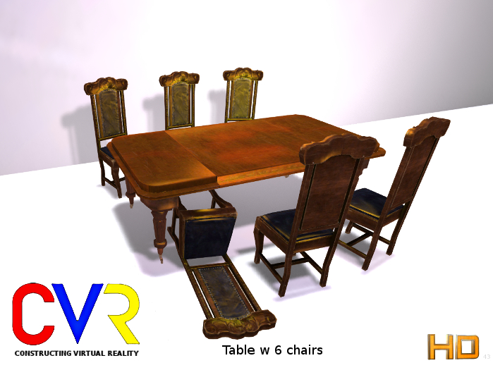 Table w 6 chairs