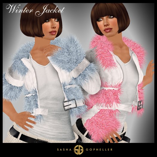 -SG- Winter Jacket White Bl&P