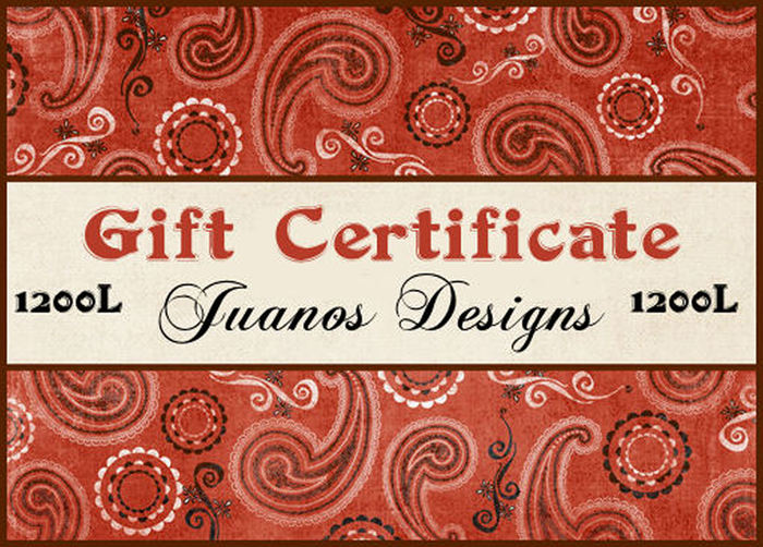Juanos Designs - 1200L Card