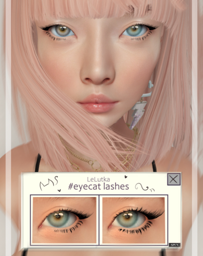 -SPUN- #eyecat lashes LeLutka applier