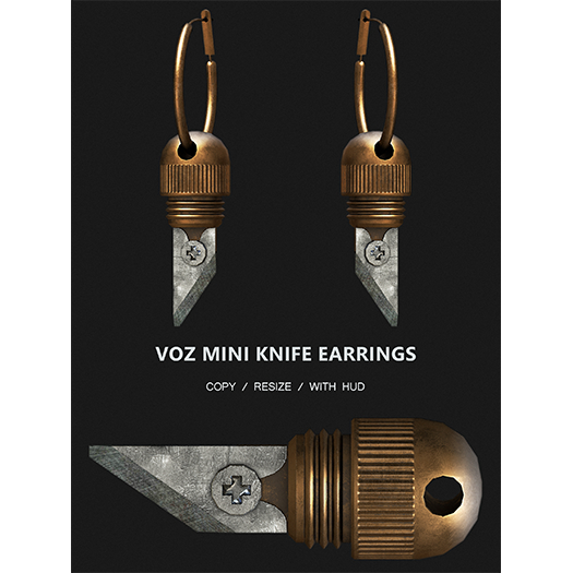 [VOZ] Mini Knife Earrings - Group Gift June 2020