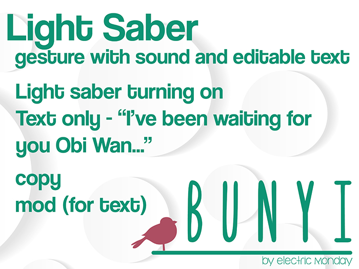 Bunyi - Darth Gesture - Gesture