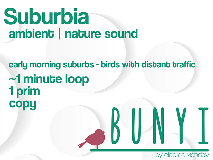 Bunyi Nature Sounds- Suburbia