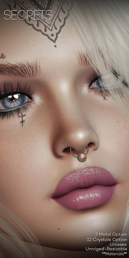 - Secrets - Mata Hari Piercing - Black - Boxed -