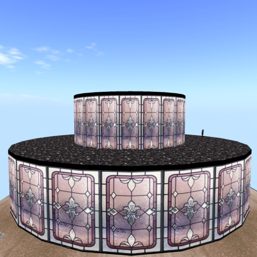 Skybox Club or Home 5 prims Mauve