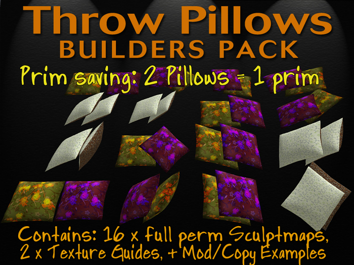 Throw Pillows - Cushions Builders Pack