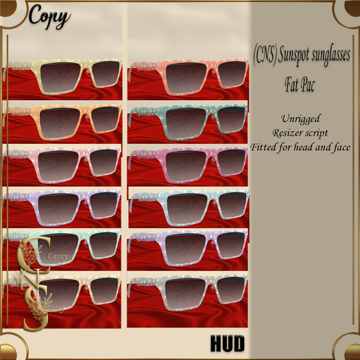 (CNS) Sunspot sunglasses Fat Pac