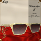 (CNS) Sunspot sunglasses Gold