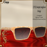 (CNS) Sunspot sunglasses Orange