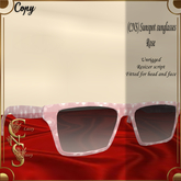 (CNS) Sunspot sunglasses Rose