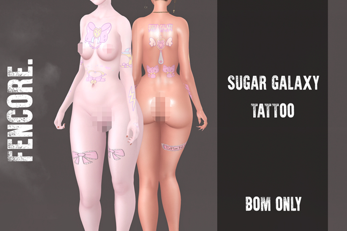FENCORE. GALAXY SUGAR Tattoo