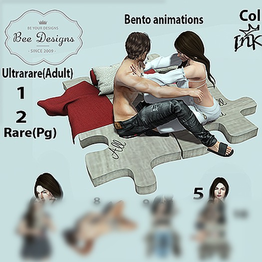 Bee / Inkme Puzzles Gacha  2 RARE