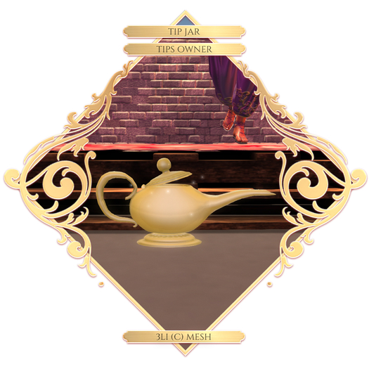 Studio Craft * Aladdin Magic Lamp Tip Jar