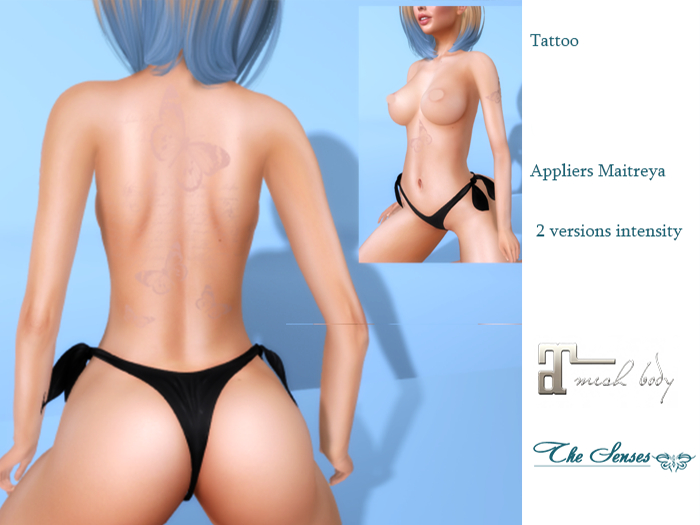 Box The Senses * Tattoo Poeme Pink