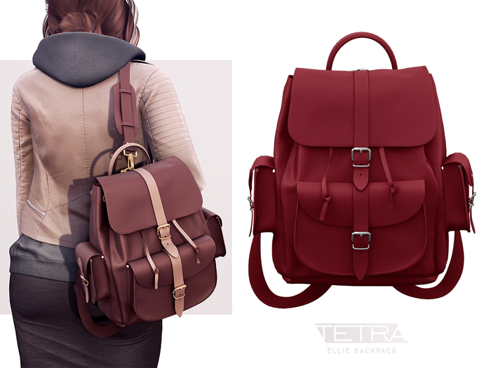 TETRA - Ellie Backpack (Burgundy)