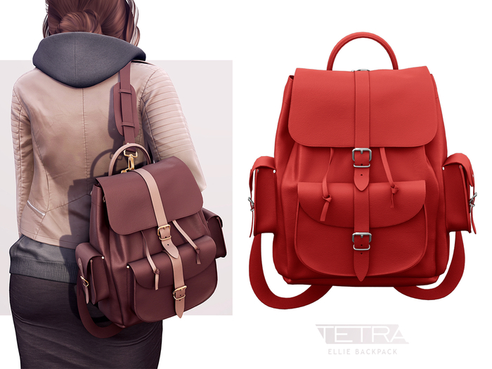 TETRA - Ellie Backpack (Red)