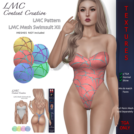 LMC TGA - Swimsuit XII - Pattern