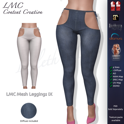 LMC Mesh - Leggings IX - Diffuse Included