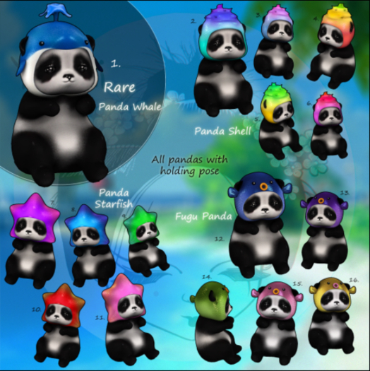 6.Yokai - Sea Panda  - Panda Shell (purple\pink)