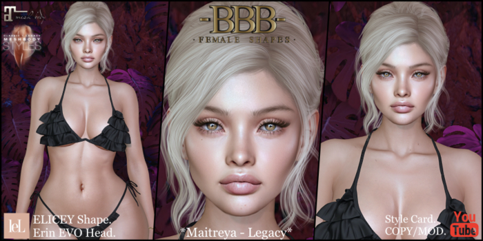 ~BBB~ ELICEY Shape -LeL EVO - Erin Head