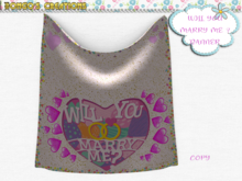 BMC938- WILL YOU MARRY ME - BANNER.