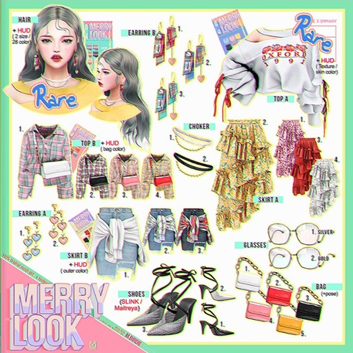 `M.BIRDIE / Merry look-BAG4