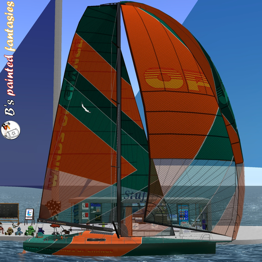 Bpf-OP60 design applier bag ND Green-Orange