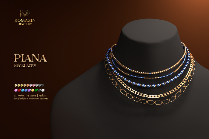 Romazin - Necklaces <Piana>, FatPack