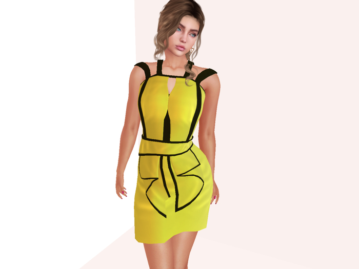 BB Cute Doll Dress Yellow