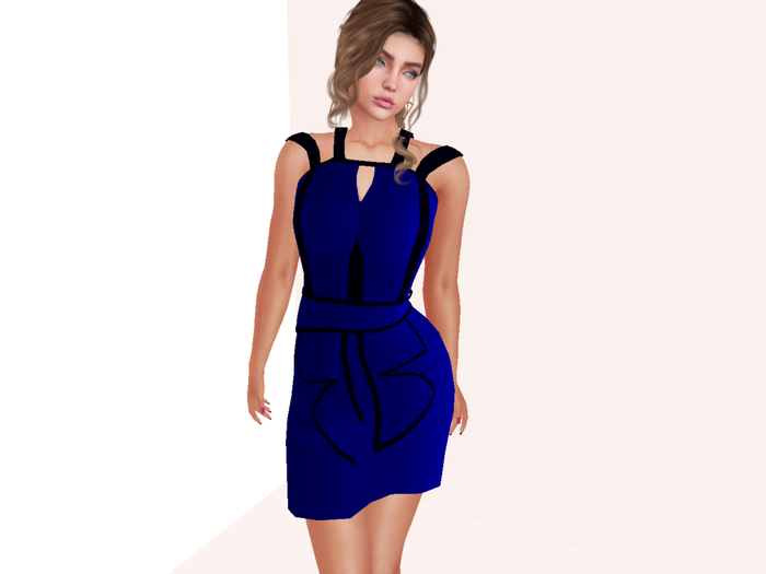 BB Cute Doll Dress Blue